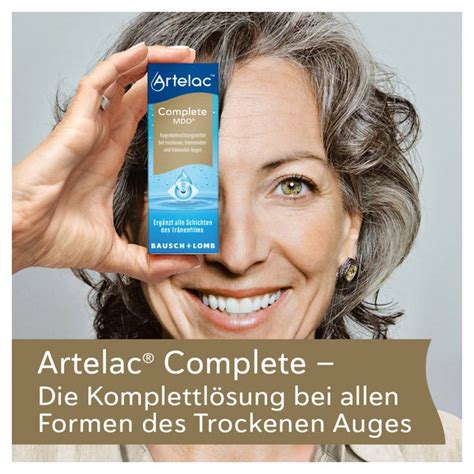 Artelac Complete MDO Augentropfen für trockene tränende Augen 2X10 ml