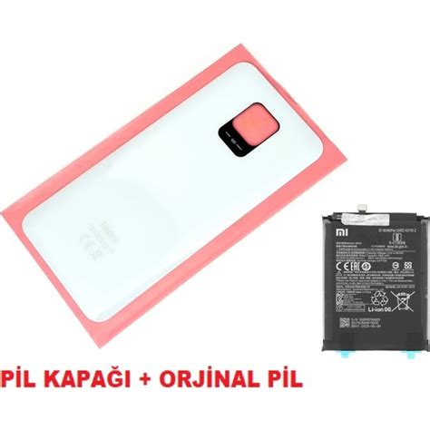 Xiaomi Redmi Note 9s Arka Kapak Batarya Kapağı Pil Cam Fiyatı