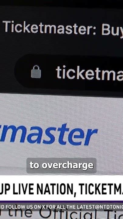 Doj Sues To Break Up Live Nation Ticketmaster Youtube