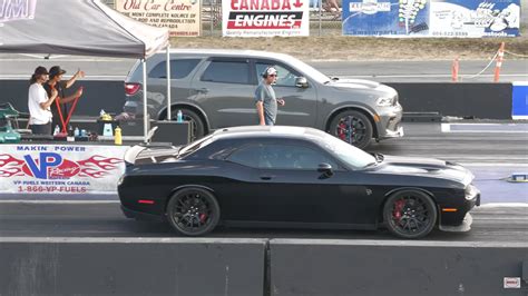 Durango Hellcat Drags SRT 392 Challenger Chevy SS And Its Truly A