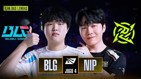 BLG X NiP Jogo 4 MD5 Playoffs LPL Spring 2024 YouTube