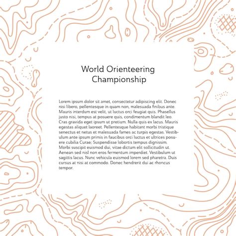 premium vector vector illustration  orienteering map