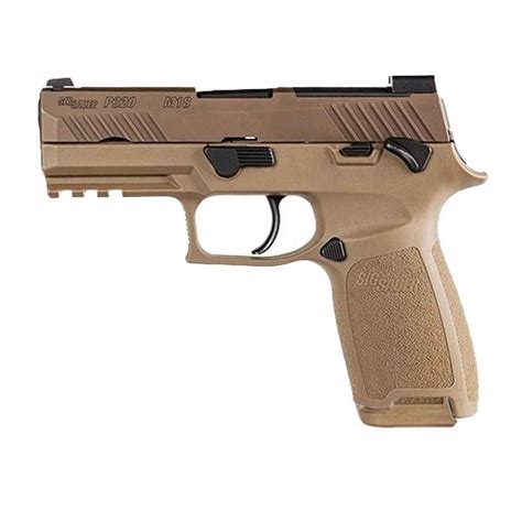 Sig Sauer P320 M18 9mm Luger 3 9in Coyote Pvd Pistol 10 1 Rounds Sportsman S Warehouse