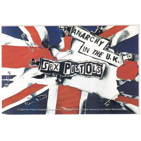 SEX PISTOLS セックスピストルズ ANARCHY IN THE U K ステッカー 202206150013