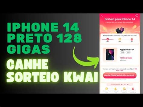 IPHONE 14 PRETO 128 GIGAS SORTEIO KWAI Iphone14 Iphone