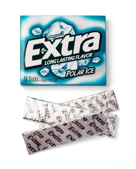 A Pack Of Wrigleys Extra Polar Ice Chewing Gum Stock Editorial Photo