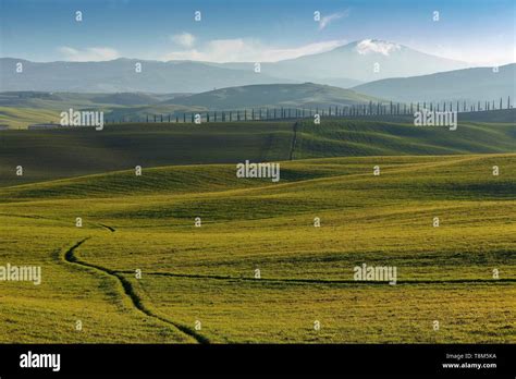 Italy Tuscany Val D Orcia Listed As World Heritage By Unesco Bagno