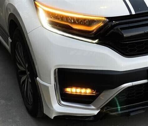 For Honda Crv Cr V Led Drl Driving Fog Light Lamp Color