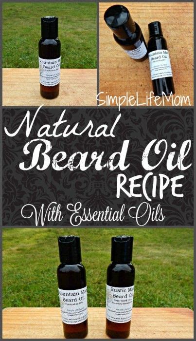 Great Handmade Beard Oil Recipe with Essential Oils - Simple Life Mom ...