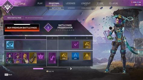 All Legend Skins On The Season 15 Eclipse Battle Pass In Apex Legends