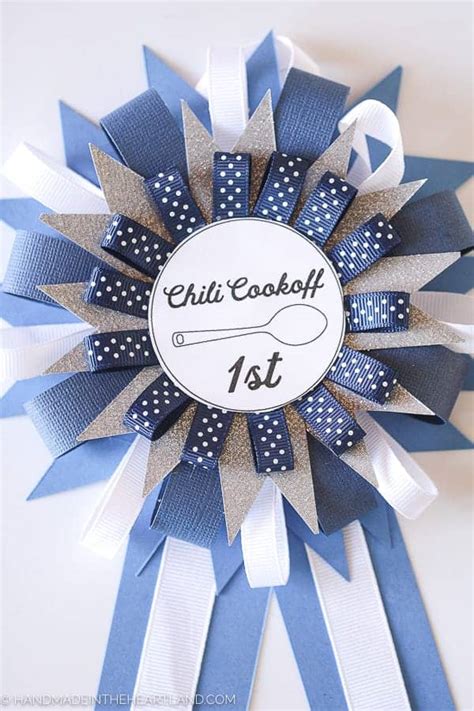 Chili Cook Off Prize Ribbons - Handmade in the Heartland