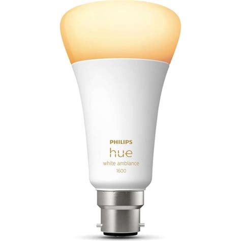 Philips Hue White Ambiance Light Bulbglobe 15w A67 B22 Woolworths