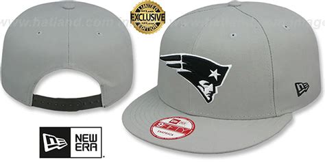 New England Patriots NFL TEAM-BASIC SNAPBACK Grey-Black Hat