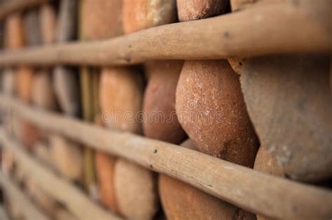 Casas Muros De Pedra No Limpopo Parque Nacional Moçambique Foto de