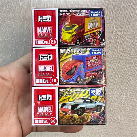 全新 日本 711 限定販售 漫威 英雄聯盟 鋼鐵人 蜘蛛人 Marvel Takara Tomy Tomica 蝦皮購物