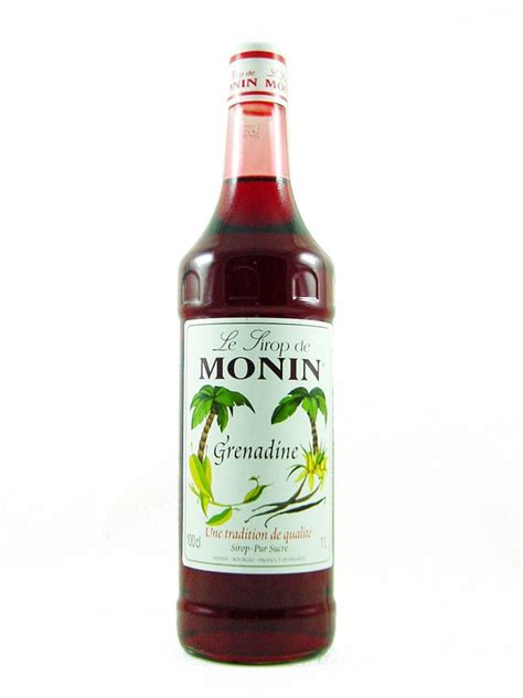 Sirop Monin Grenadine L Boissons Du Monde