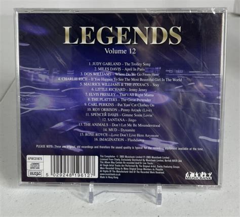 Various Artists Legends Volume 12 Cd For Sale Online Ebay