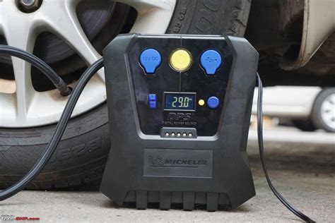 Michelin Programmable Fast Flow Digital Tyre Inflator Review Team BHP