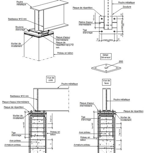 Détails constructifs CYPE EAM014 Appui simple en bout de portée