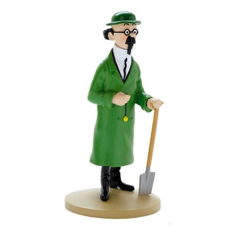 Figurine De Collection Tintin Tournesol Avec B Che Cm Livret Es