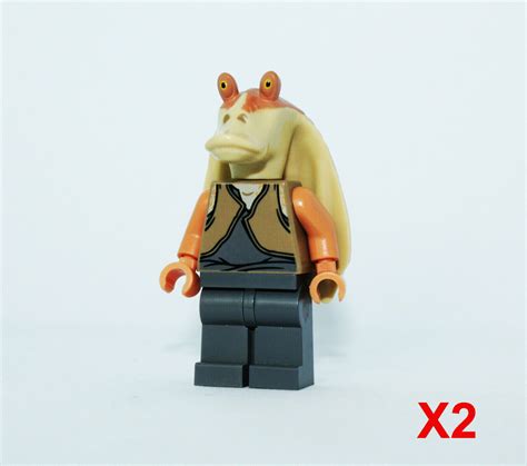 Lego Jar Jar Binks 75080 9499 7929 Printed Head Star Wars Minifigure