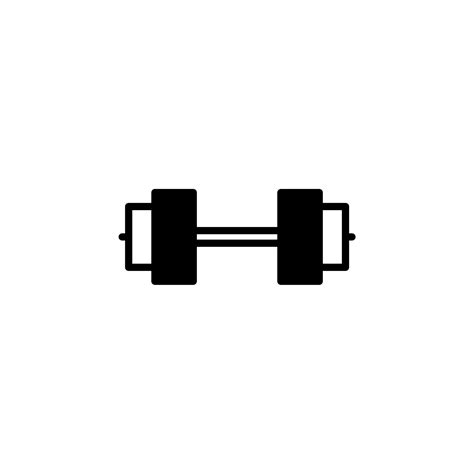 Gym, Fitness, Weight Solid Line Icon Vector Illustration Logo Template. Suitable For Many ...