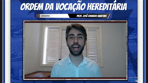 Ordem De Vocação Hereditária Art 1829