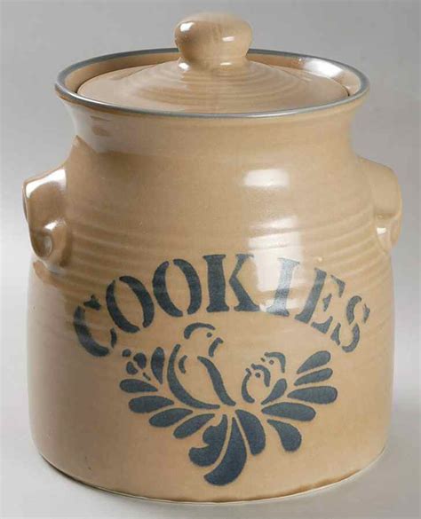 Folk Art Cookie Jar Lid By Pfaltzgraff Replacements Ltd