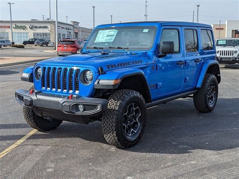 2023 Jeep Wrangler Rubicon 14 Miles 4d Sport Utility Hydro Blue Pearl Coat - New Jeep Wrangler ...