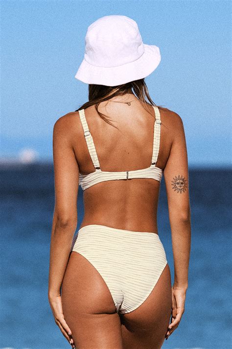 Bralette Und Hipster Bikini Set Mit Hasen Knoten Cupshe Deutschland