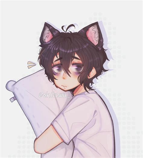 Cat boy | Cat boys, Cartoon art styles, Fem boy aesthetic