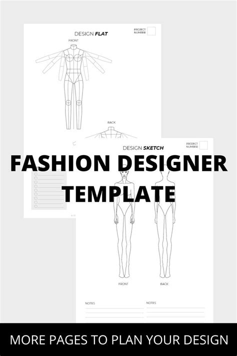 Sewing Planner Printable Pdf Fashion Design Project Planner Guide