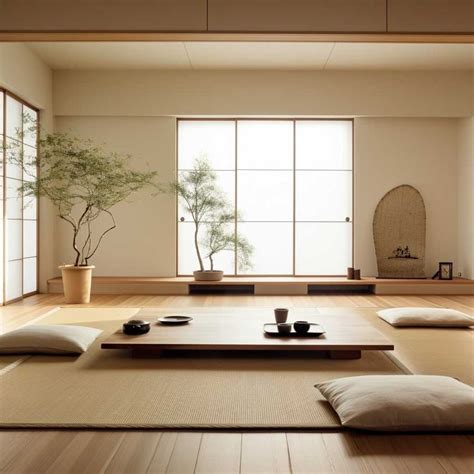 Japanese Livingroom Classic Meditation Yogaclass In