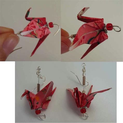 Boucles doreilles en origami facile Idées conseils et tuto Perles et