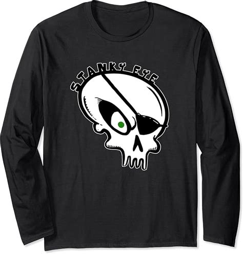 Stanky Eye Extreme Sports Funky Streetwear Skull Graphic Long Sleeve T ...