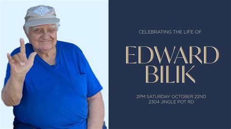 Edward Bilik Celebration Of Life Service YouTube