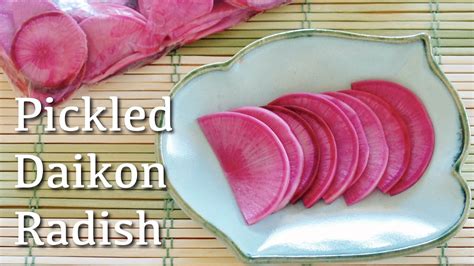 Japanese Pickled Daikon Radish Tsukemono Recipe Ochikeron Create Eat Happy Youtube