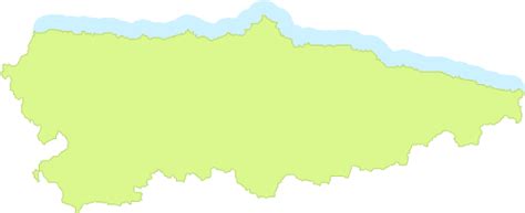 Mapa mudo de Asturias Tamaño completo Gifex