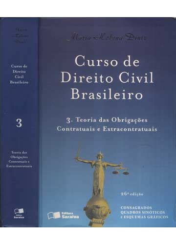 Sebo Do Messias Livro Curso De Direito Civil Brasileiro Teoria Das