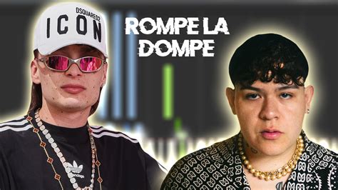 Peso Pluma X Junior H X Oscar Maydon Rompe La Dompe