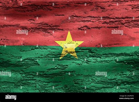 Burkina Faso Flag Realistic Waving Fabric Flag Stock Photo Alamy