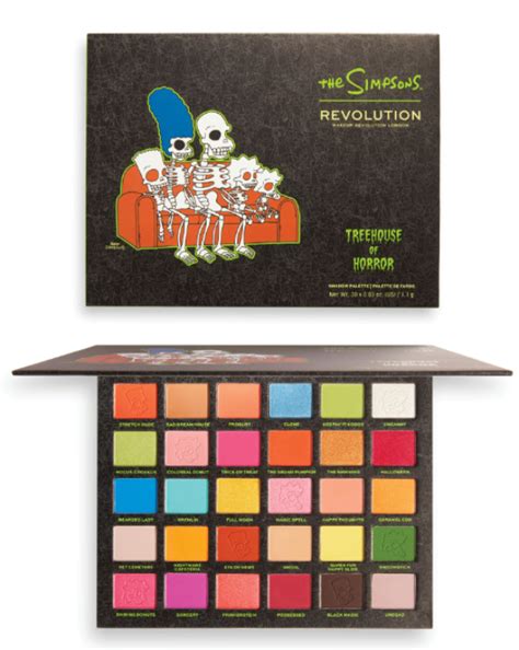 Revolution The Simpsons Makeup Revolution Spooktacular Eyeshadow Palette 1source