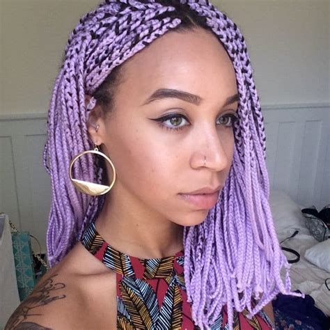 25 Hottest Purple Box Braids You Ll See In 2024