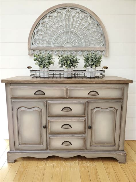 Farmhouse Buffet Finished In Annie Sloan Chalk Paint Coco French