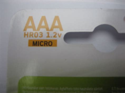 Aaa X Micro Power Battery Agfa Photo Hr Nimh Accu Mah For Sale