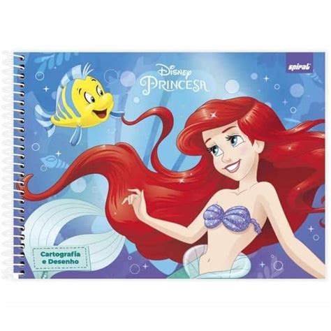 Caderno Cartografia E Desenho Capa Dura Folhas Disney Encanto