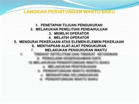 Solution Pengukuran Waktu Kerja Studypool