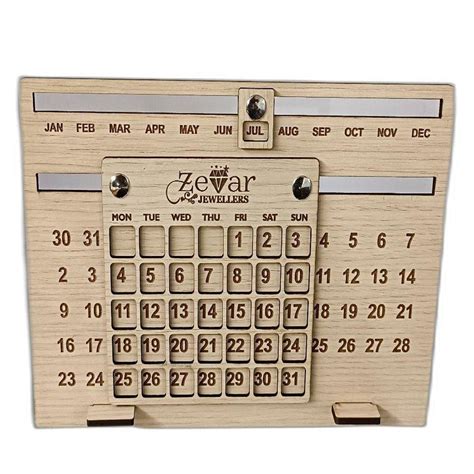 Wooden Table Calendar At Rs 165piece Wooden Calendar In New Delhi