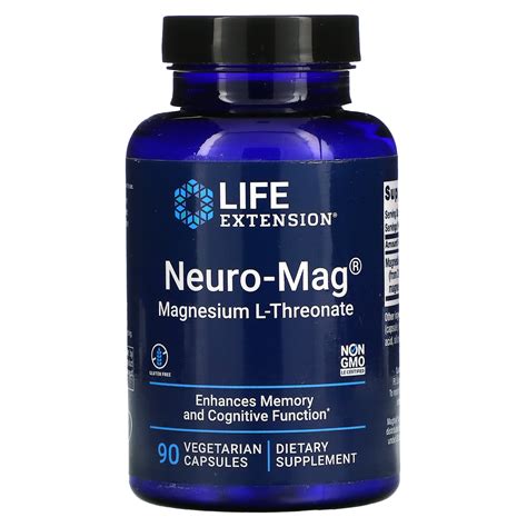 Life Extension Neuro Mag Magnesium L Threonate 90 Vegetarian