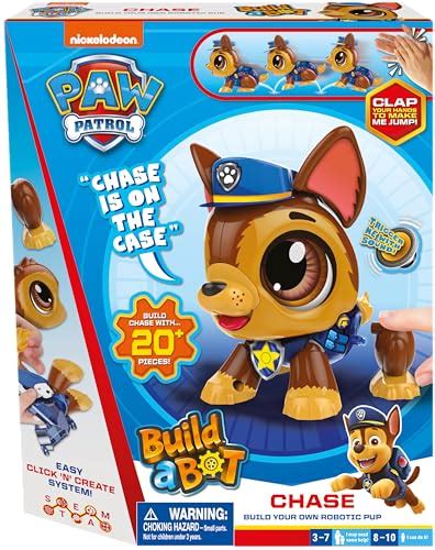 Snapklik Build A Paw Patrol Chase Build Your Own Robotic Pet